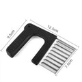 Stainless Steel Potato Chip Slicer And Wavy Crinkle Cutter French Fry Maker