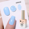UR SUGAR 15ml Jelly Milky White Translucent Color Gel Polish Semi Permanent UV Gel Nail Art Soak Off Gel Varnish Latest Fashion