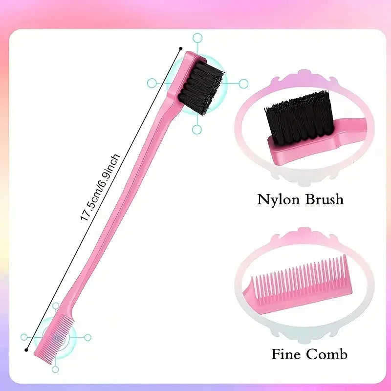 5pcs comb set Relaxing Elastic Massage Comb Hollow Out Hair Brush Scalp Massage Combs Hair Styling Spray bottle Hair Salon Tools