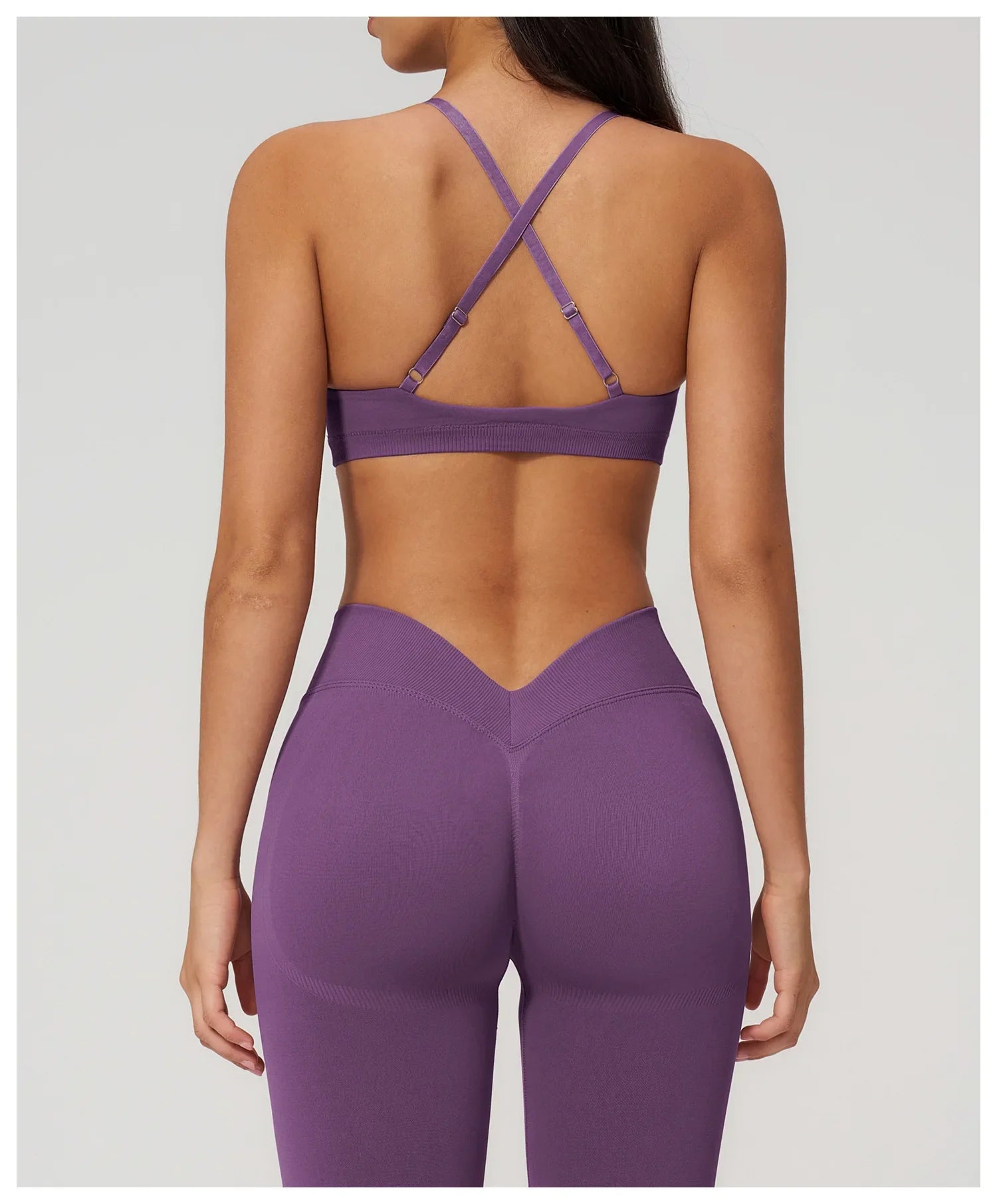 Backless Yoga Bra Woman Gym Tops Sports Bra Strap Cross Back Womens Underwear Adjustable Shoulder Strap Inner Padded Yoga Vest