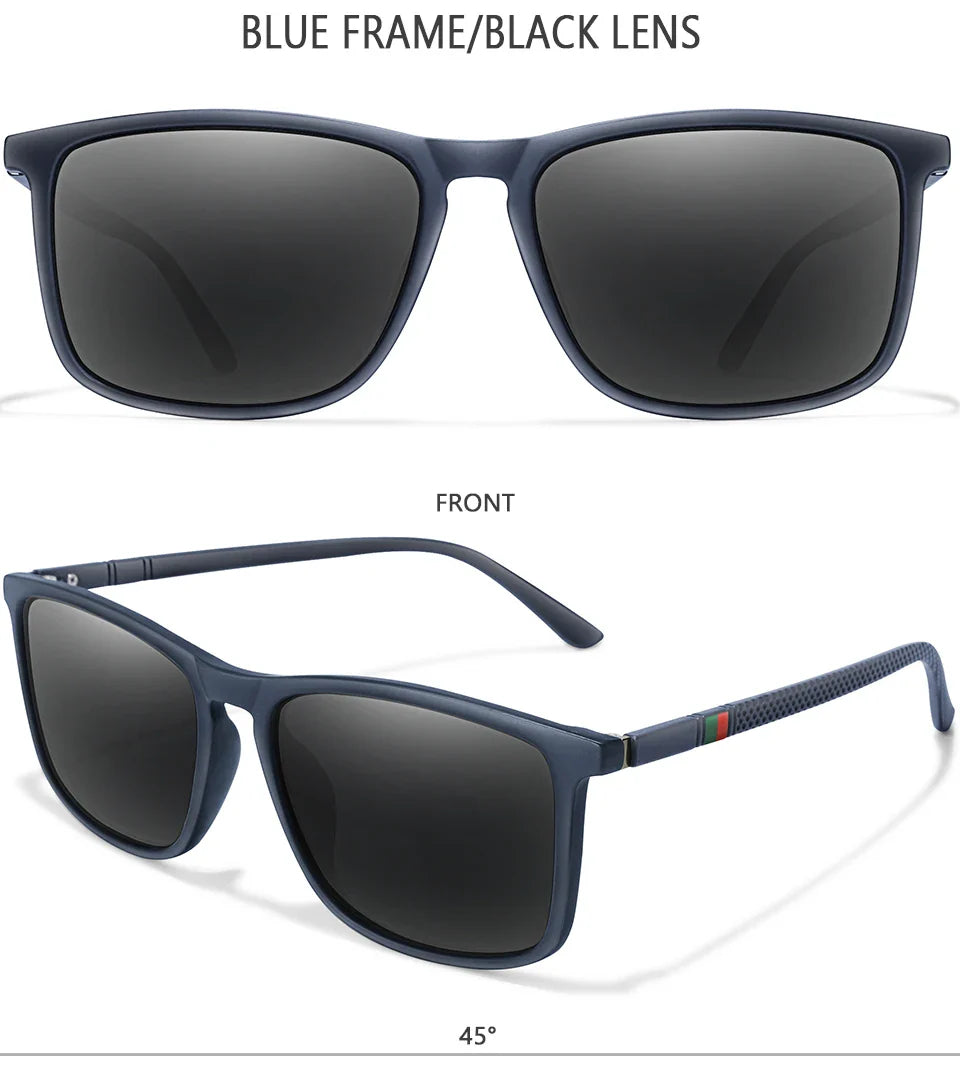 Luxury Square Vintage Polarized Cycling Sunglasses Men Women Fashion Travel Driving Fishing Sun Glasses Male Eyewear UV400