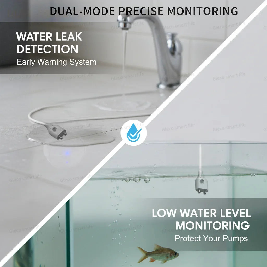 ZigBee Water Sensor Leakage Alarm Flood Leak Detector Smart Home Automation Security Protection Monitor For Tuya Smart Life Z2M