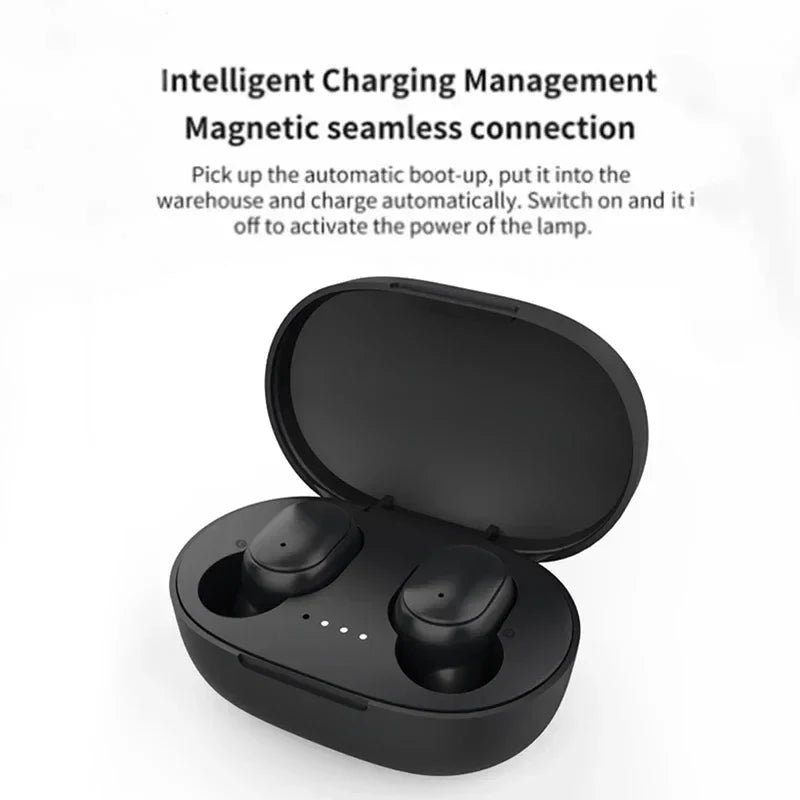 A6S TWS Wireless Headphones Bluetooth Earphone 5.0 Stereo Headset Earbuds with Microphone For iPhone Xiaomi