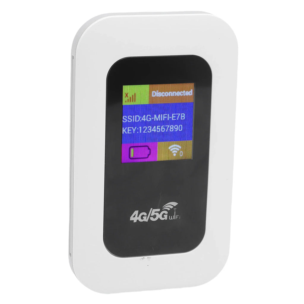 Ultra-Portable WiFi Mobile Hotspot Device 300Mbps High Speed 4G 5G Pocket Wireless Network Connect Device for Travel Camping