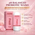 pH Balanced Probiotic Wash Odor Control, pH Balance, Dryness & Support for Intimate Areas Probiotics & Lactic Acid ,100ml
