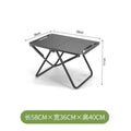 Portable Folding Camping Table,Stainless Steel Outdoor Dining Table,Compact Design for Camping,Beach, BBQ,and Hiking