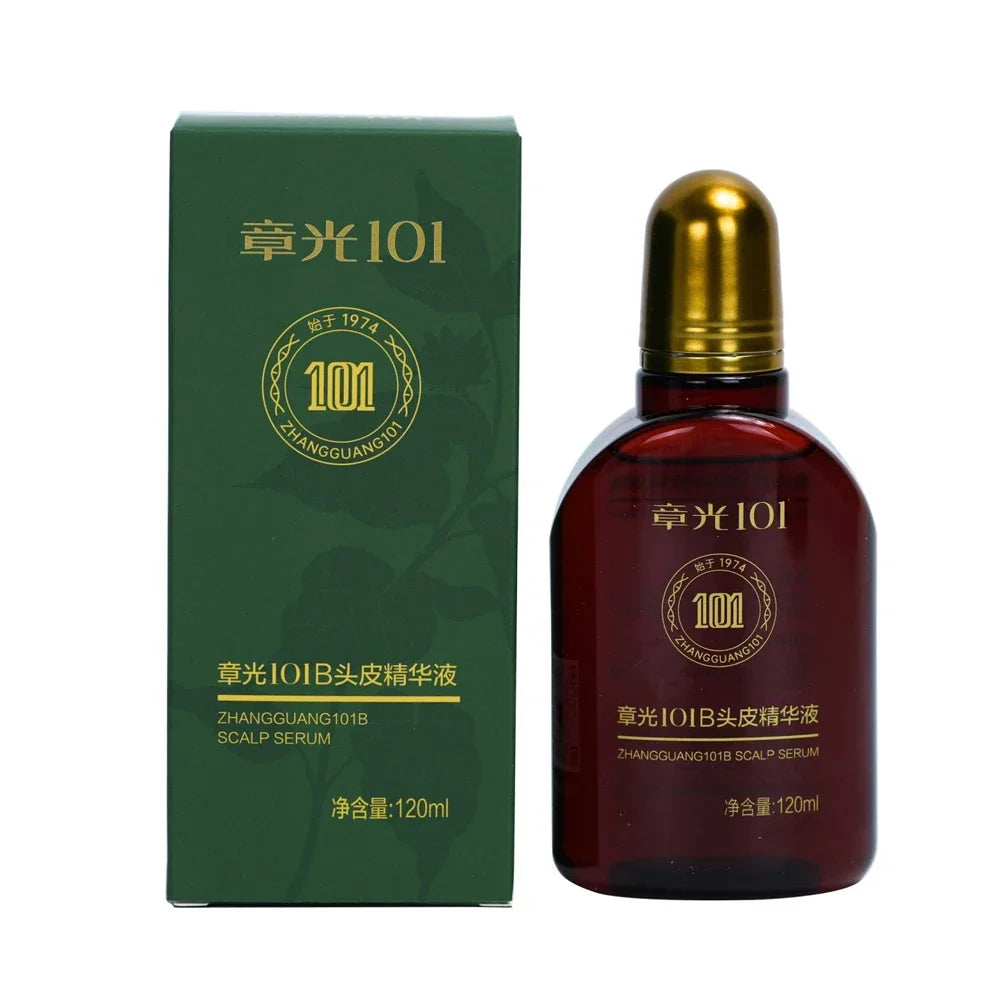 Hair Tonic Zhangguang 101B Scalp Serum 101M 120ML powerful Chinese medicine therapy Hair Treatment Essence 100% original