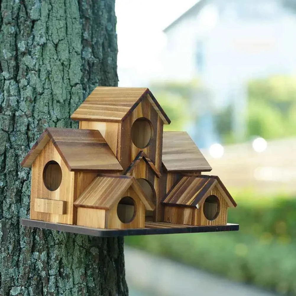 Bird Houses Bird Room Large Bird House for Garden Courtyard Backyard Decor Finch Bluebird Cardinals Handmade Humming 2026 1pcs