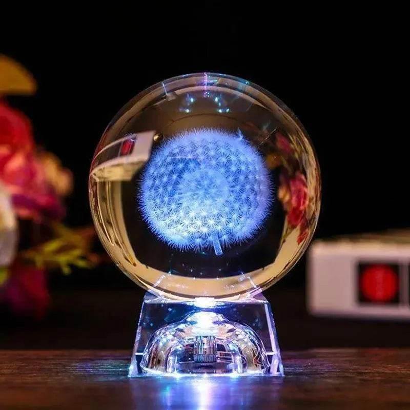 3D LED Crystal Ball Collectible