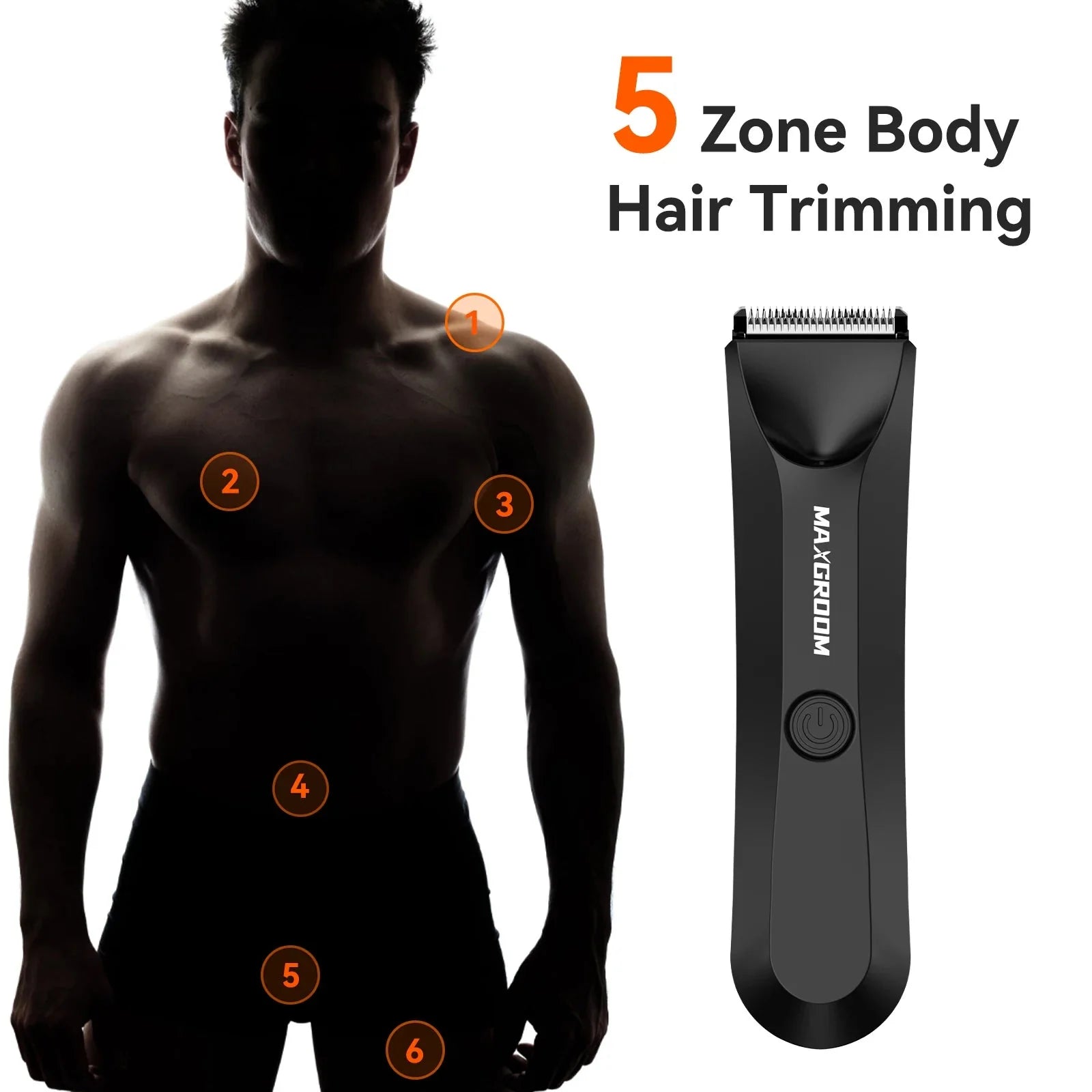 Body Hair Trimmer Shaver for Men