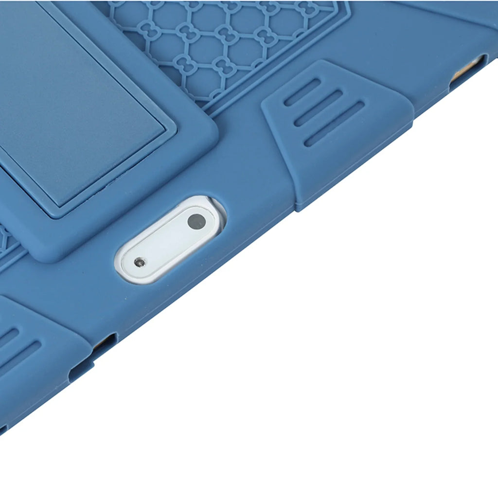 Tablet Case for Teclast M30 M30 PRO 10.1 Inch Tablet Silicone Case Adjustable Tablet Stand with Pen(Blue)JAS