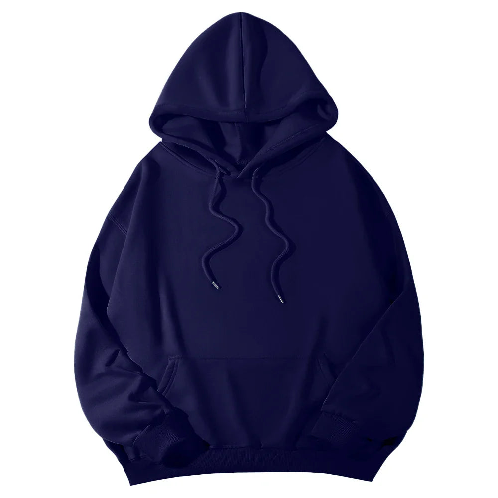 Women's Hoodies Pullover Spring Autumn Casual Hoodie 2026 Sweatshirts Solid Color Hoodies Oversize Black Sweatshirt Women Top