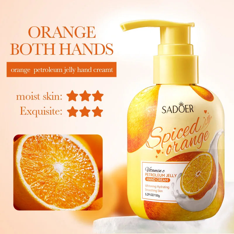 150g SADOER Fruits Hand Cream Moisturizing Whitening Anti Wrinkles Anti-Aging Hydrating Hands Skin Care Products