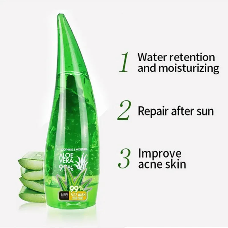 260ml Aloe Vera Gel Moisturizing and Brightening Skin Tone Acne-removing Aloe Vera Gel After-sun Gel Moisturizing Cream