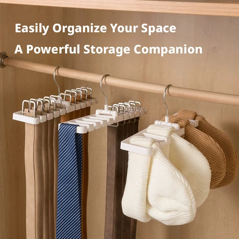 Wardrobe Belt Organizer: Multifunctional Scarf and Belt Hanger—The Ultimate Home Organization Tool