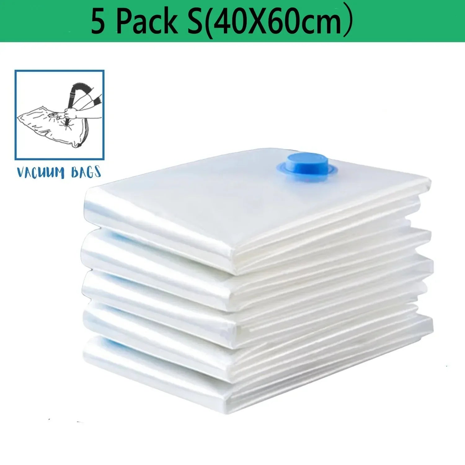 Vacuum Storage Bags Vacuum Seal Bag Space Saving Bags for Comforters Clothes Pillow Bedding Blanket Storage