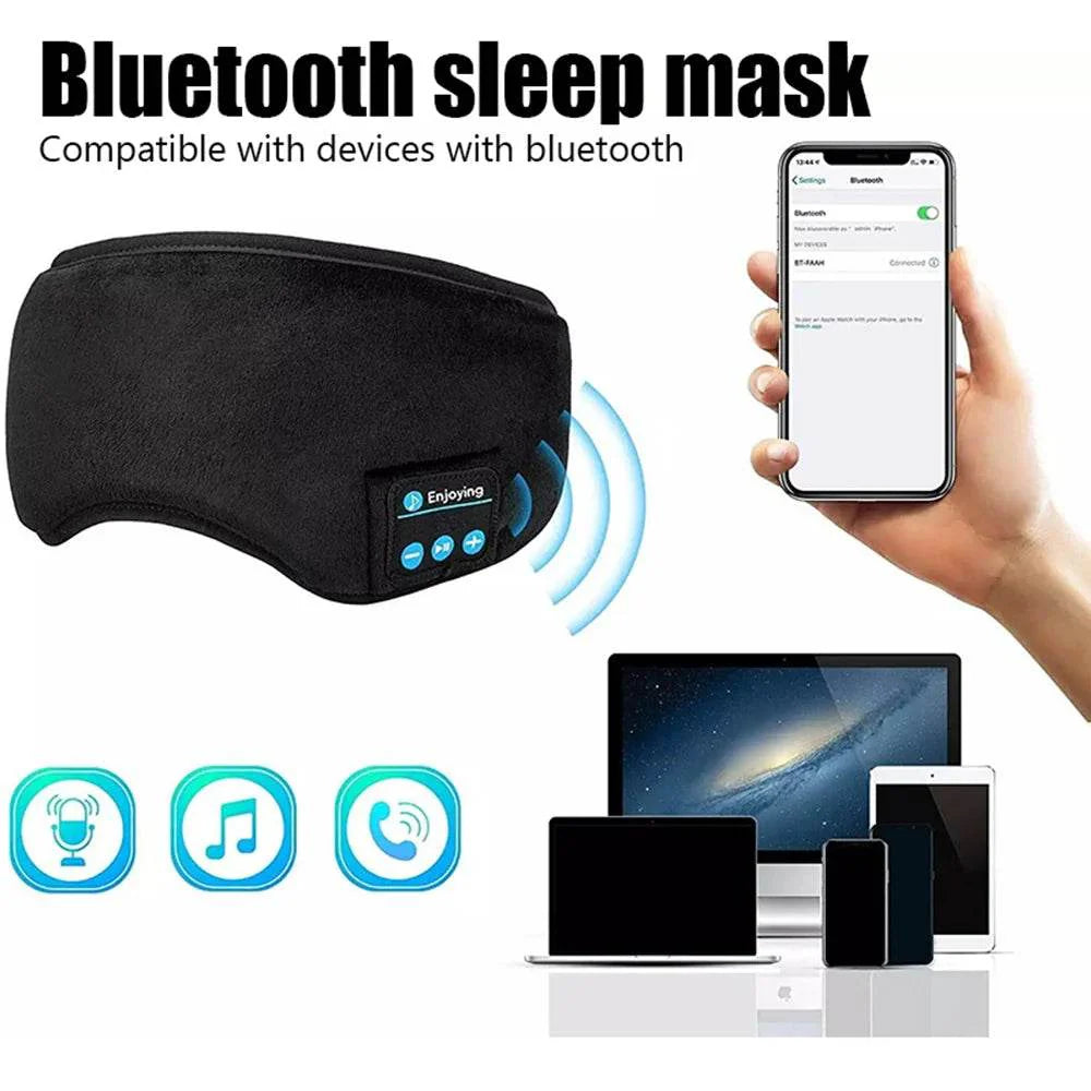 Bluetooth Earphones Sleeping Headband Elastic Wireless Eye Mask