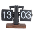 Digital Clock Minimalism  Retro  Down Clock Innovative Small Balance Shape Easy Installation 24H for Living Room