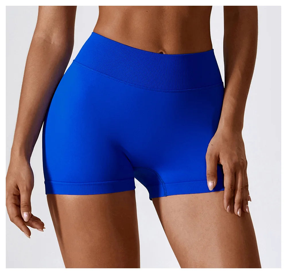 Yoga Shorts Women Gym Outfit Scrunch Butt Fitness Workout High Waist Leggings Gym Clothes For Women Cycling Shorts Sports Shorts