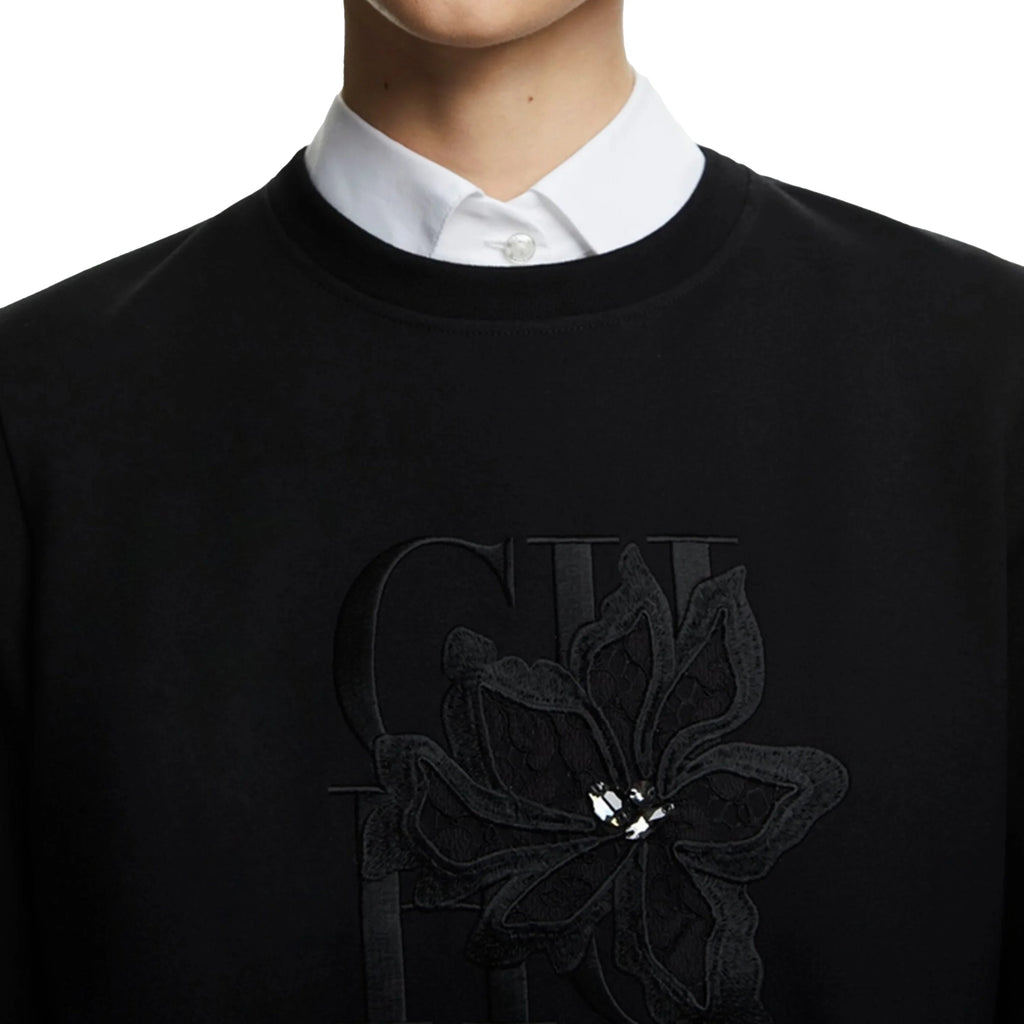 CHCH Spring Autumn New Women's Sweatshirts Coats Clothes Tops Clothing Hooded Long Sleeved Round Neck Pullover Top