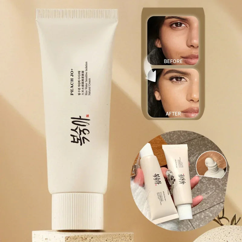 Korean Rice Essence Sunscreen Anti-ultraviolet Isolation Cream Outdoor Sunscreen Moisturizing And Nourishing Skin Concealer