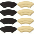 8-Pack Heel Pads for Too Big Shoes Self-Adhesive Heel Protectors Heel Inserts Improve Shoe Fit And Comfort Prevent Heel Slippage
