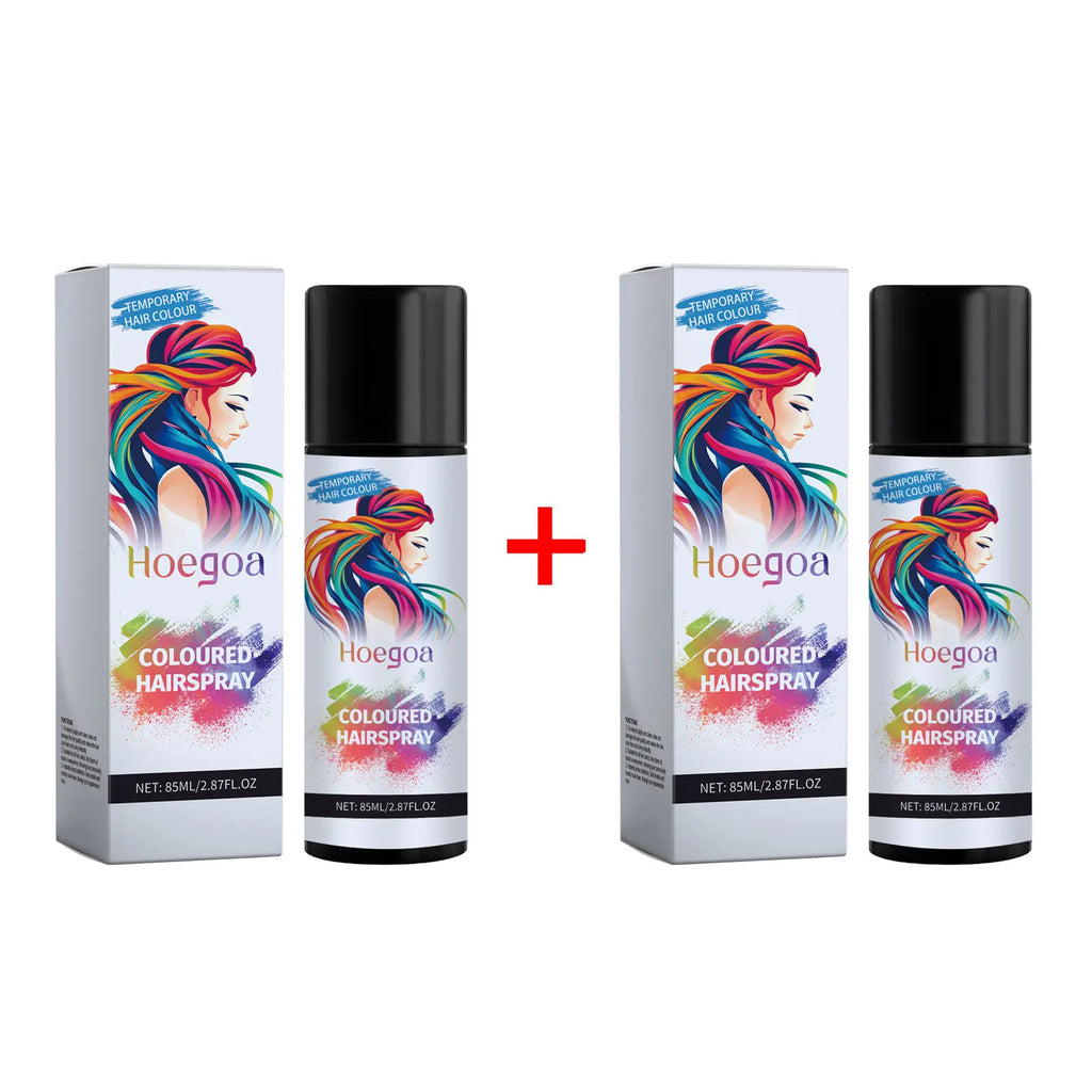 Instant Hair Color Spray Gray White Hair Coverage Repair Dry Nourishing Hair Styling Product Easy Rinse Temporary Black Hair Dye