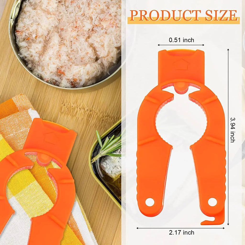Multifunctional Bottle Opener Jar Lid Remover Gripper for Seniors