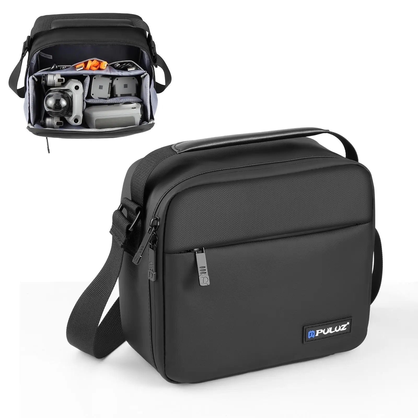 Drone Storage Bag Photography Camera Crossbody Shoulder Bag Waterproof PU Fabric For DJI Mini Series / Osmo Pocket Series