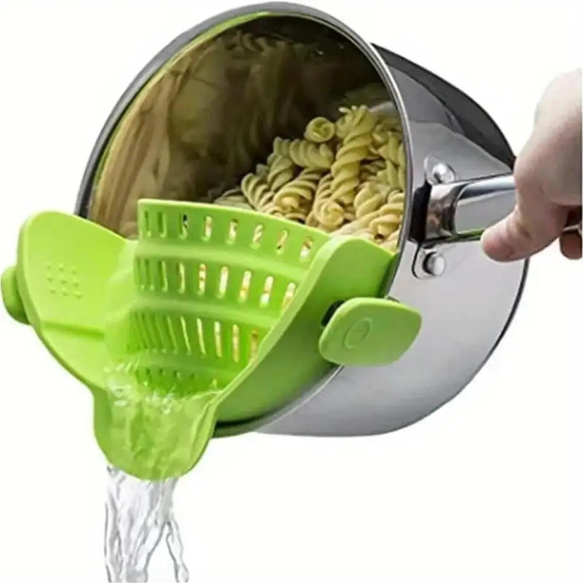 1pc, Strainer, Pot Strainer, Adjustable Clip on Strainer for Pots Pans