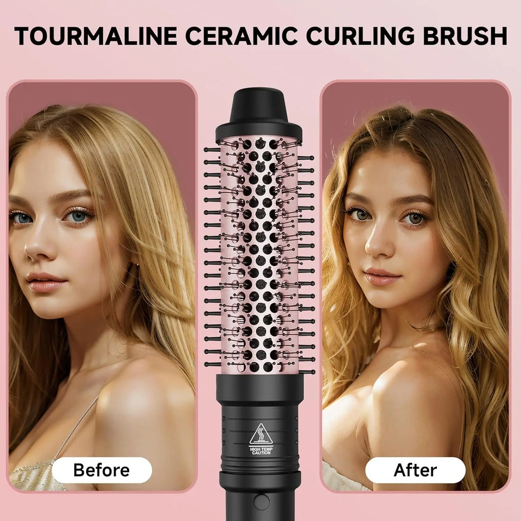 Curling Iron Set 5-in-1 Hair Curler with 3 Barrel Hair Crimper, Hair Straightener - Waver Heating Styling Tools for Women