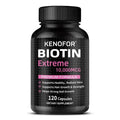 Biotin Capsules - Promotes Hair Growth, Strengthens Nails, Improves Skin Health, Dietary Nutritional Supplement