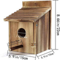 Wooden Bird House Outdoors Garden Decorative Bird Nests Tree Pine Wood Birds Cages Cheap Small Parrot Nesting Pet Supplies