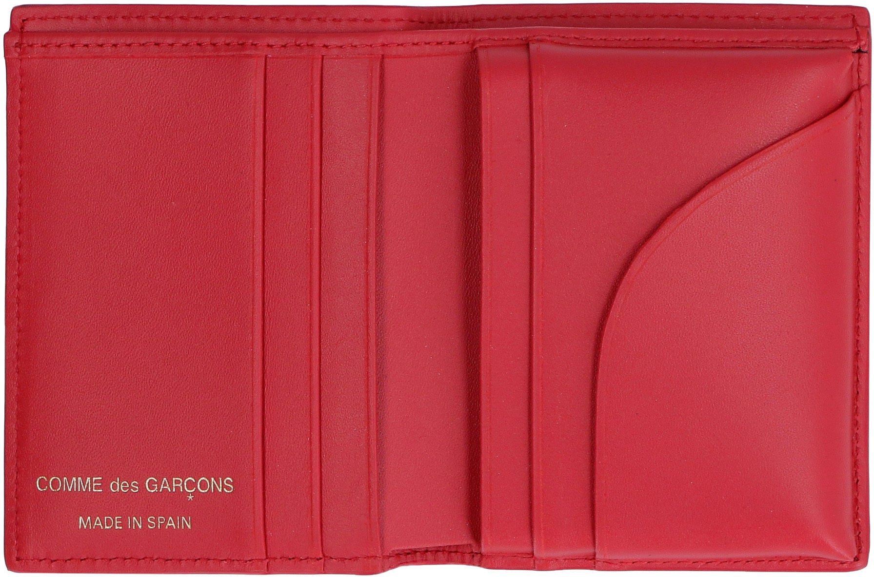 COMME DES GARÇONS WALLET Mini Polka-Dot Leather Wallet