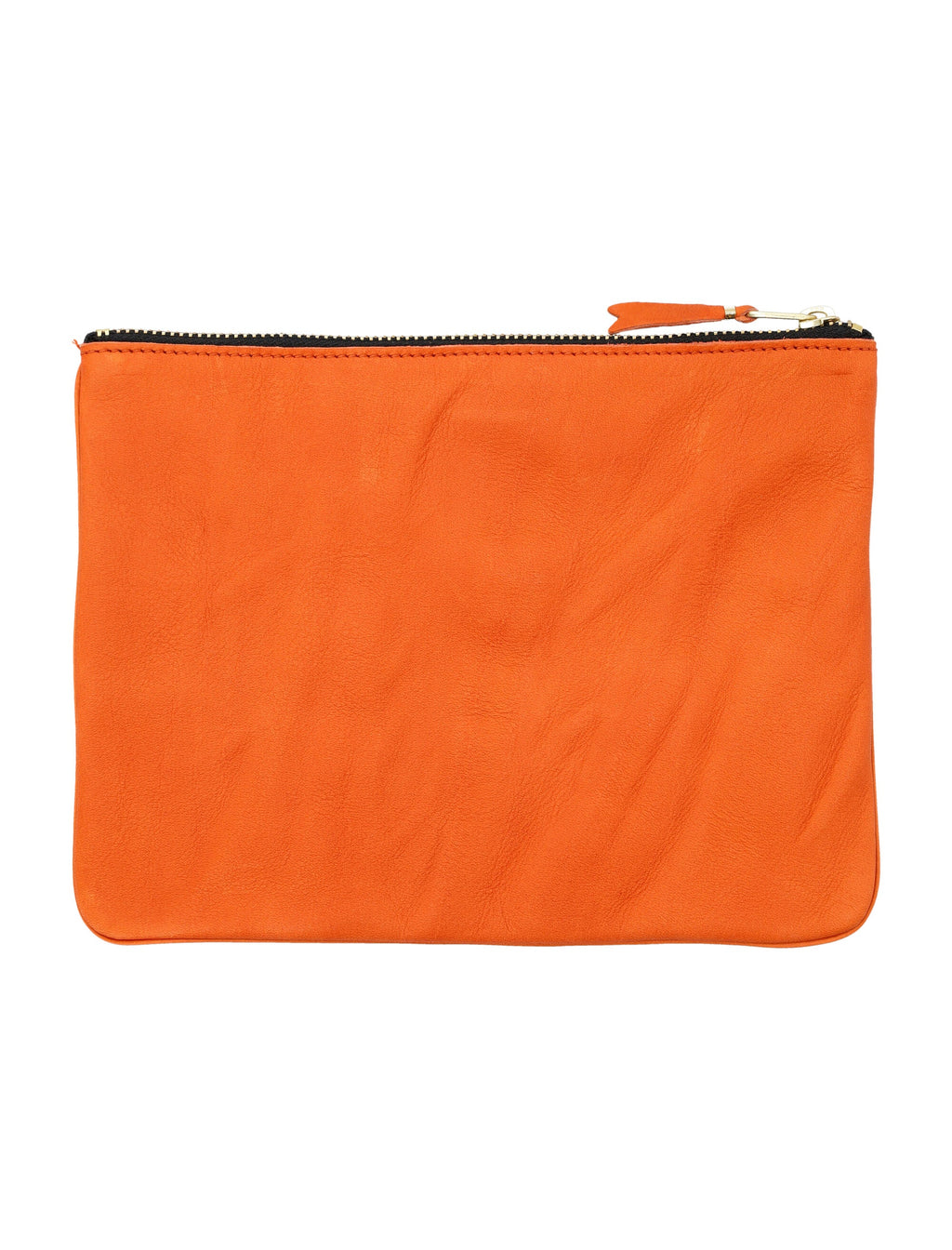 COMME DES GARÇONS WALLET Textured Leather Mini Pouch Handbag 16.5cm x 22cm