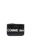 COMME DES GARÇONS PLAY Mini Leather Logo Zip Pouch Handbag