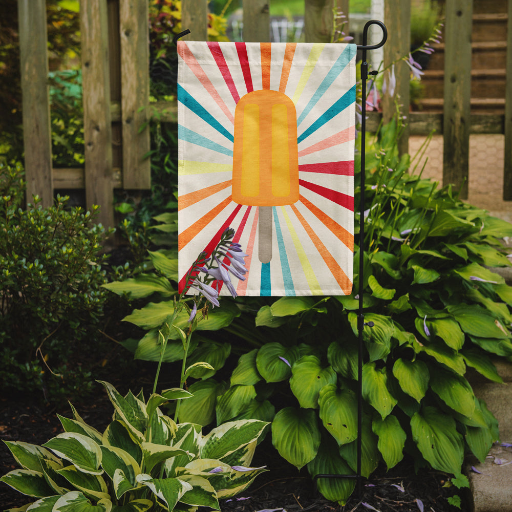 Orange Popsicle Garden Flag Mailbox Decorative Yard Banner Outside Patio Artwork for Flower Beds, Garden Size, Multicolor