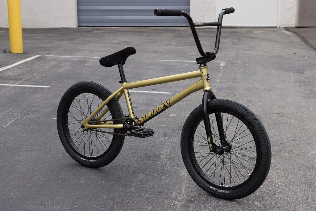Sunday 2025 Forecaster (FC) Broc Raiford Signature 21″ Complete BMX Bike - Matte Metallic Gold (LHD)