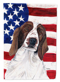 USA American Flag with Welsh Springer Spaniel Garden Flag Mailbox Decorative Yard Banner Outside Patio Artwork for Flower Beds, Garden Size, Multicolor