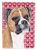Boxer Hearts Love and Valentine's Day Portrait Garden Flag Mailbox Decorative Yard Banner Outside Patio Artwork for Flower Beds, Garden Size, Multicolor