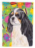 Cavalier Spaniel Easter Eggtravaganza Garden Flag Mailbox Decorative Yard Banner Outside Patio Artwork for Flower Beds, Garden Size, Multicolor