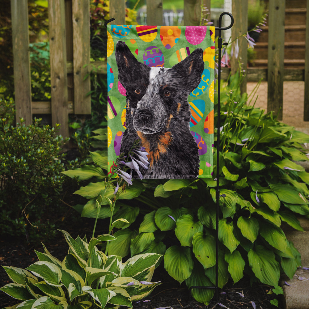 Australian Cattle Dog Easter Eggtravaganza Garden Flag Mailbox Decorative Yard Banner Outside Patio Artwork for Flower Beds, Garden Size, Multicolor