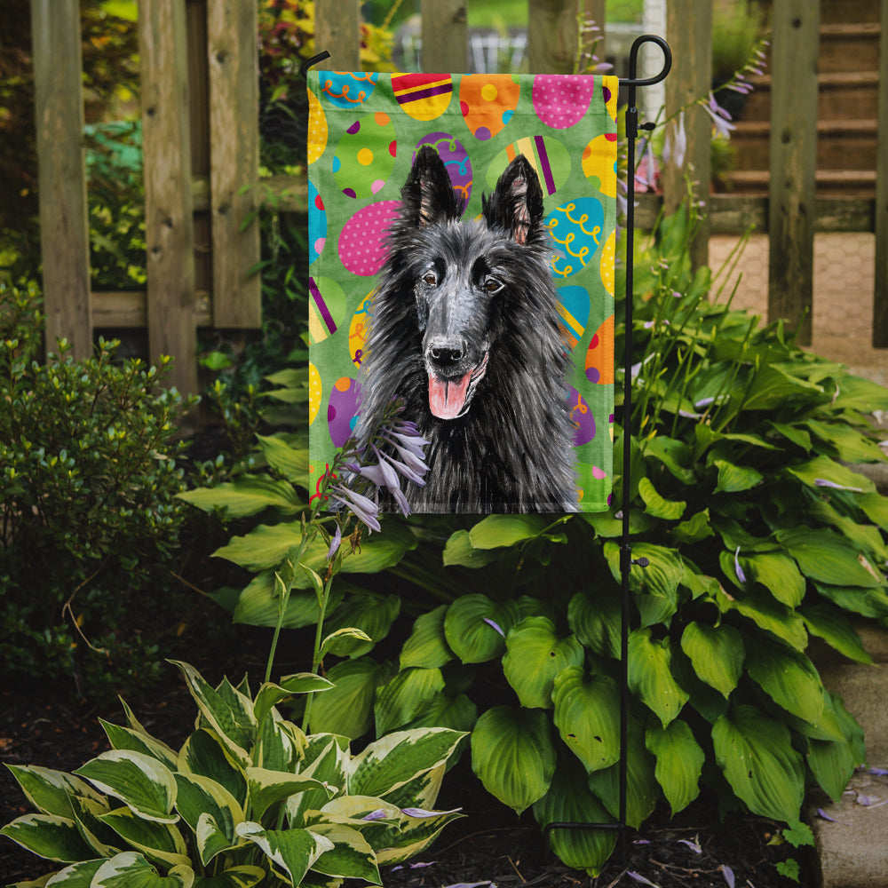 Belgian Sheepdog Easter Eggtravaganza Garden Flag Mailbox Decorative Yard Banner Outside Patio Artwork for Flower Beds, Garden Size, Multicolor