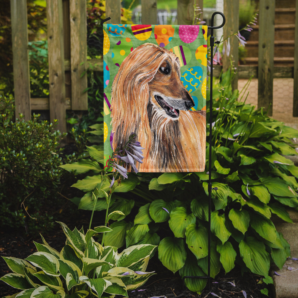Afghan Hound Easter Eggtravaganza Garden Flag Mailbox Decorative Yard Banner Outside Patio Artwork for Flower Beds, Garden Size, Multicolor