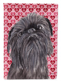 Brussels Griffon Hearts and Love Garden Flag Mailbox Decorative Yard Banner Outside Patio Artwork for Flower Beds, Garden Size, Multicolor