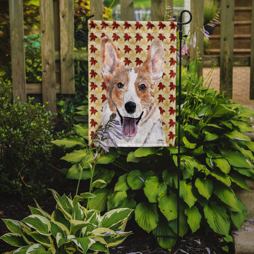 Cardigan Corgi Fall Leaves Garden Flag Mailbox Decorative Yard Banner Outside Patio Artwork for Flower Beds, Garden Size, Multicolor