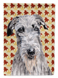 Scottish Deerhound Fall Leaves Garden Flag Mailbox Decorative Yard Banner Outside Patio Artwork for Flower Beds, Garden Size, Multicolor