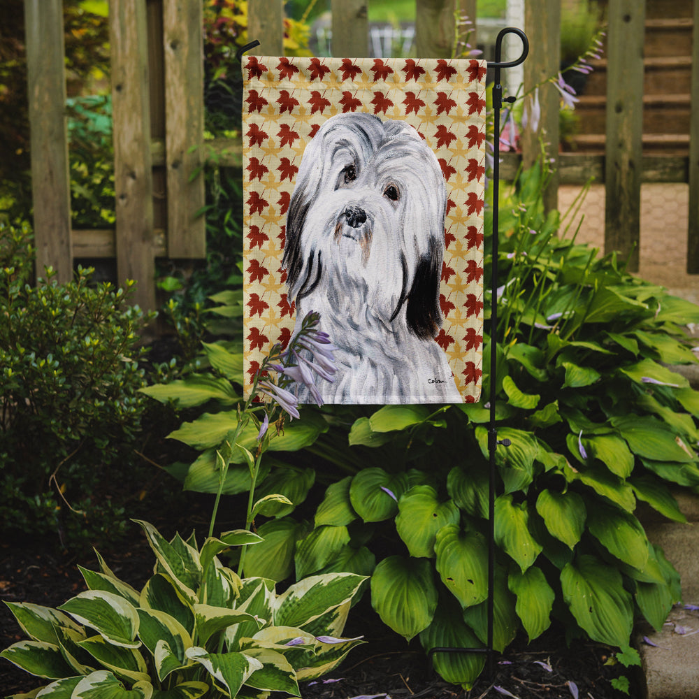 Havanese Fall Leaves Garden Flag Mailbox Decorative Yard Banner Outside Patio Artwork for Flower Beds, Garden Size, Multicolor