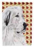 Great Pyrenees Fall Leaves Garden Flag Mailbox Decorative Yard Banner Outside Patio Artwork for Flower Beds, Garden Size, Multicolor