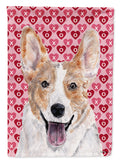 Cardigan Corgi Hearts and Love Garden Flag Mailbox Decorative Yard Banner Outside Patio Artwork for Flower Beds, Garden Size, Multicolor